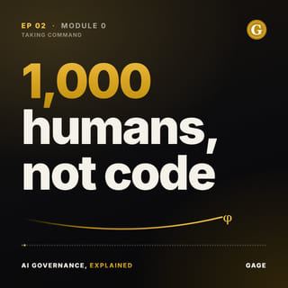 Episode 2 cover: 1,000 humans, not code