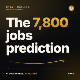 Episode 4 cover: The 7,800 jobs prediction