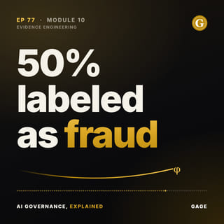 Episode 77 cover: 50% labeled as fraud