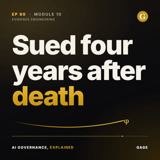 Episode 80 cover: Sued four years after death