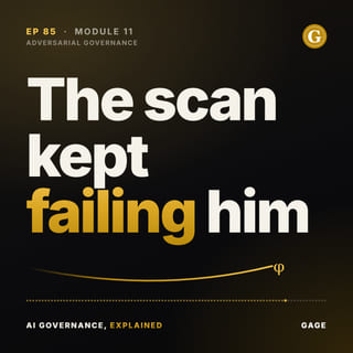 Episode 85 cover: The scan kept failing him