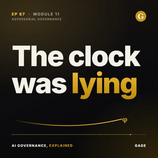 Episode 87 cover: The clock was lying