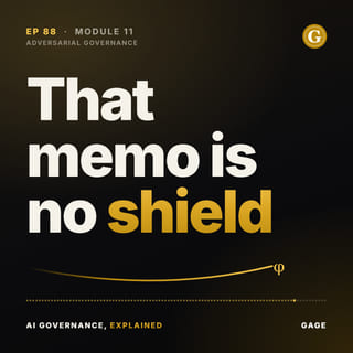 Episode 88 cover: That memo is no shield