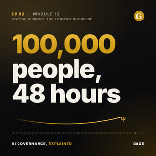 Episode 92 cover: 100,000 people, 48 hours