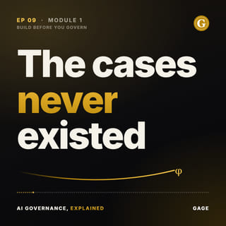 Episode 9 cover: The cases never existed