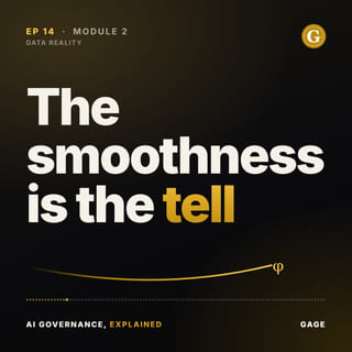 Episode 14 cover: The smoothness is the tell