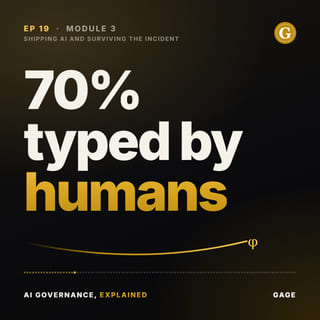 Episode 19 cover: 70% typed by humans