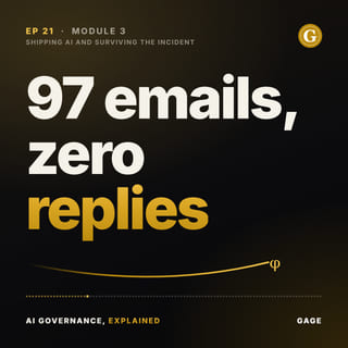 Episode 21 cover: 97 emails, zero replies