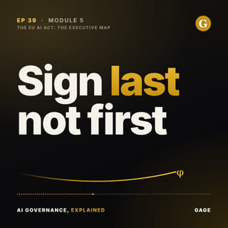 Episode 39 cover: Sign last not first