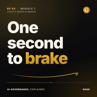 Episode 53 cover: One second to brake