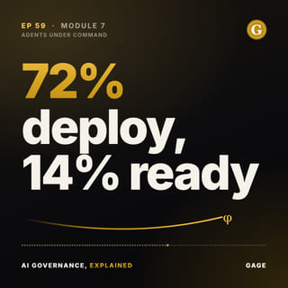 Episode 59 cover: 72% deploy, 14% ready