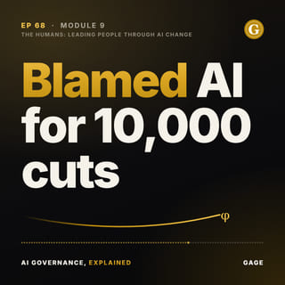 Episode 68 cover: Blamed AI for 10,000 cuts