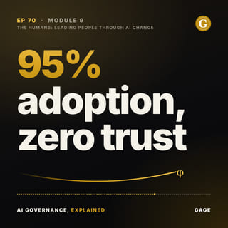 Episode 70 cover: 95% adoption, zero trust