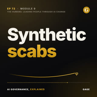 Episode 72 cover: Synthetic scabs