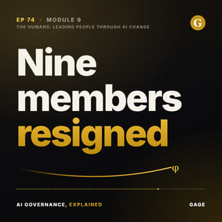Episode 74 cover: Nine members resigned