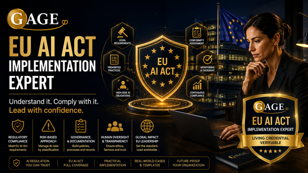 EU AI Act Implementation Expert: The implementation-focused certificate for EU AI Act compliance.
